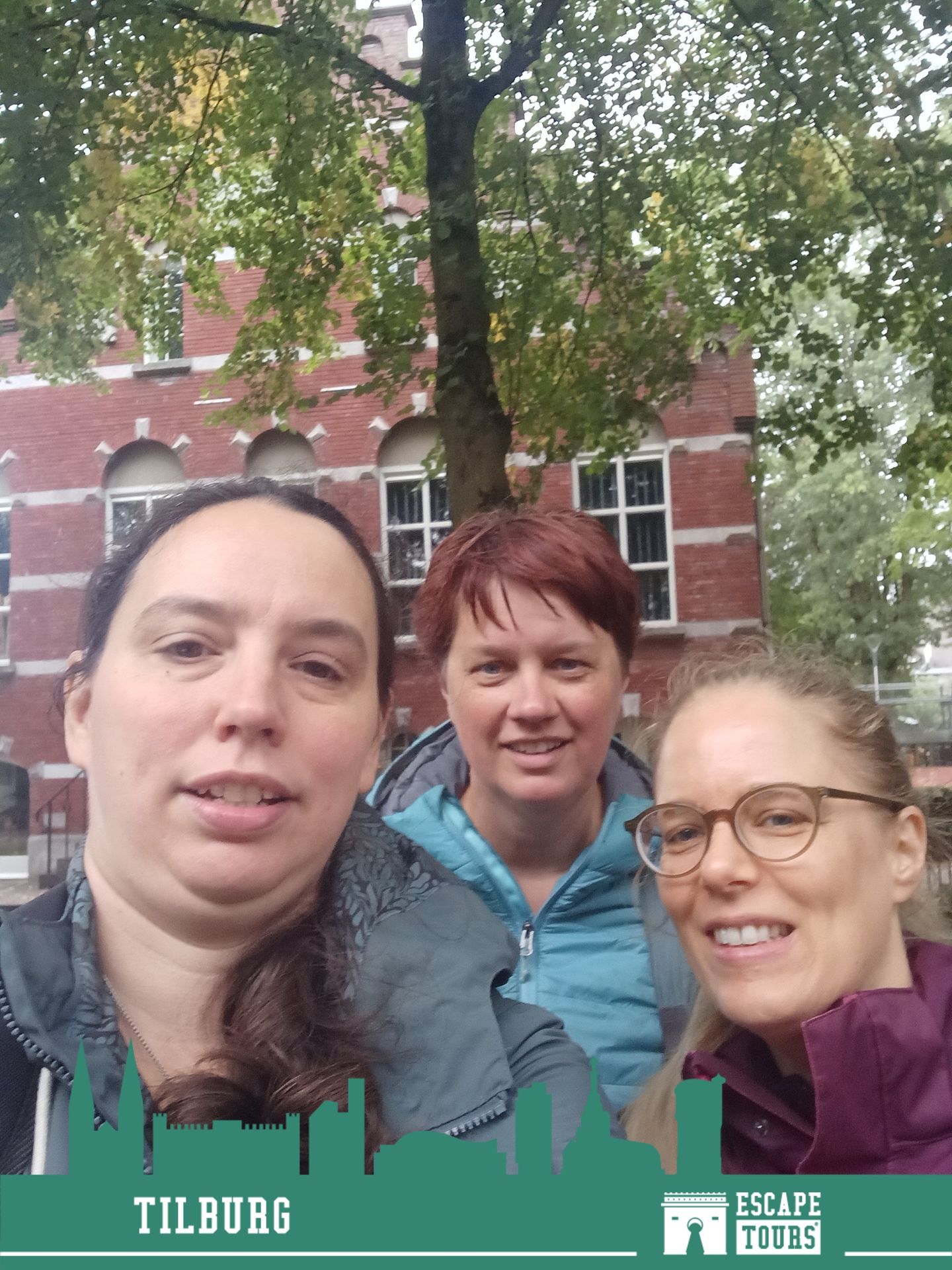 Teamfoto van de 3 musketiers