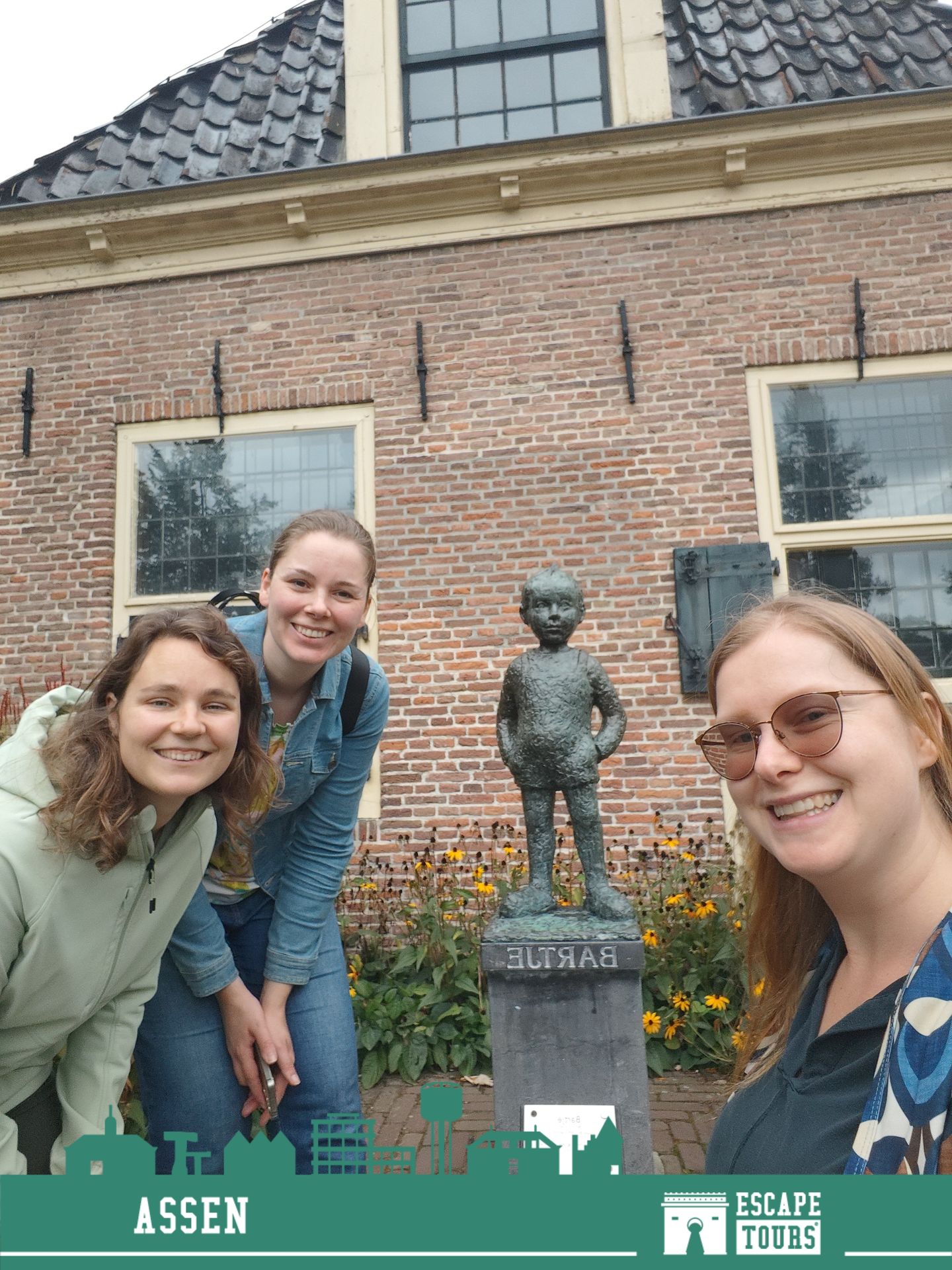Teamfoto van schatjes