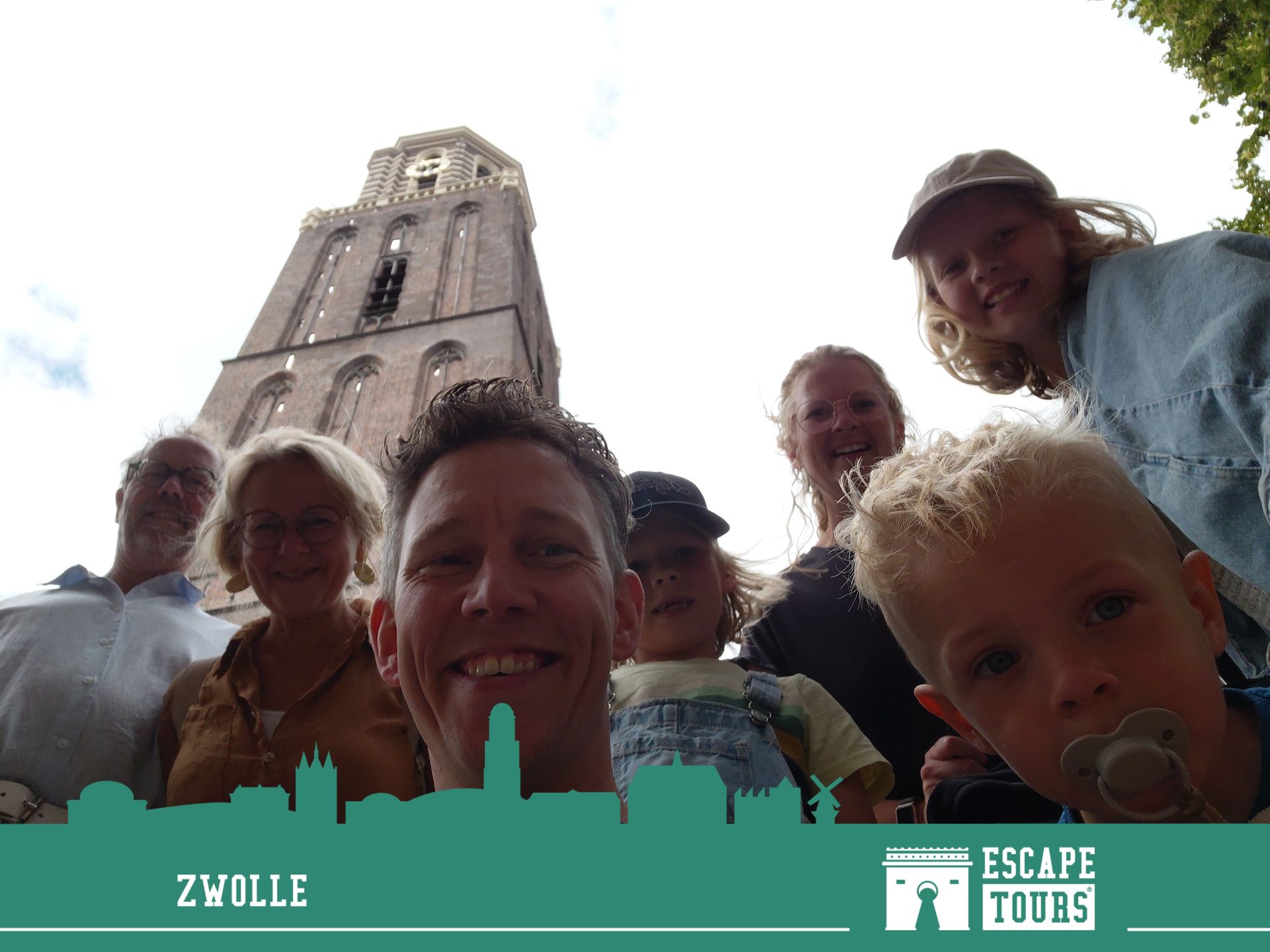 Gruppenfoto der Familie Elgo