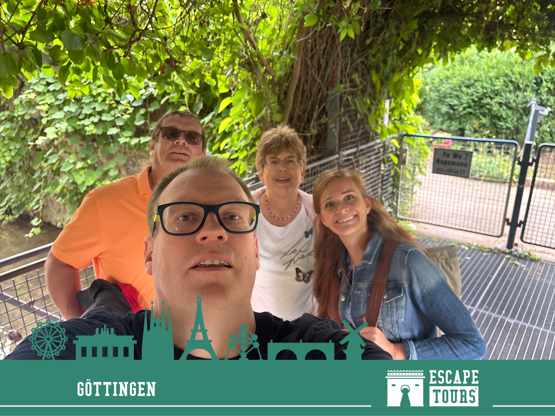 Gruppenfoto von „Die grandiosen vier“