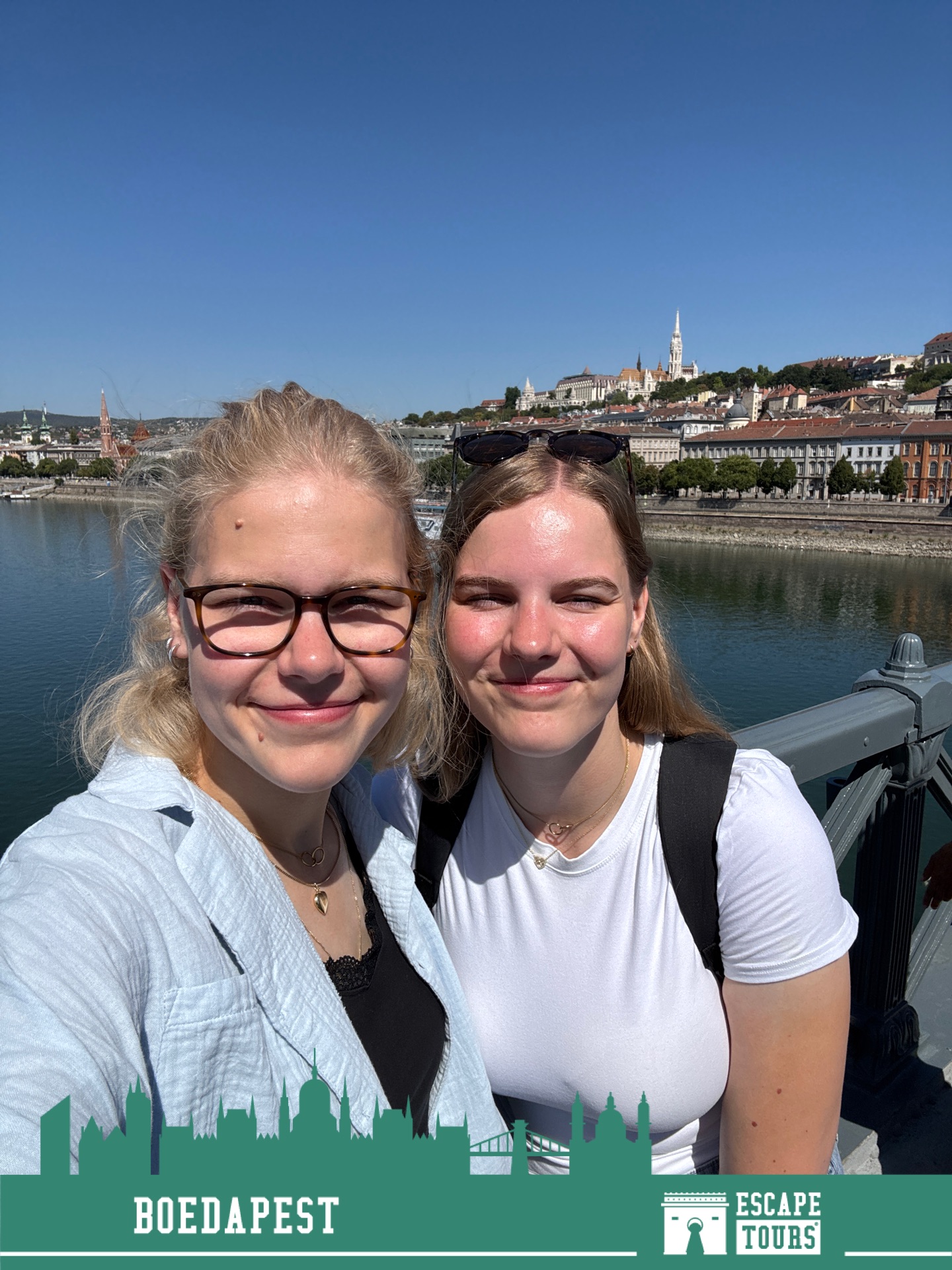 Gruppenfoto vom Städtetrip der Schwestern