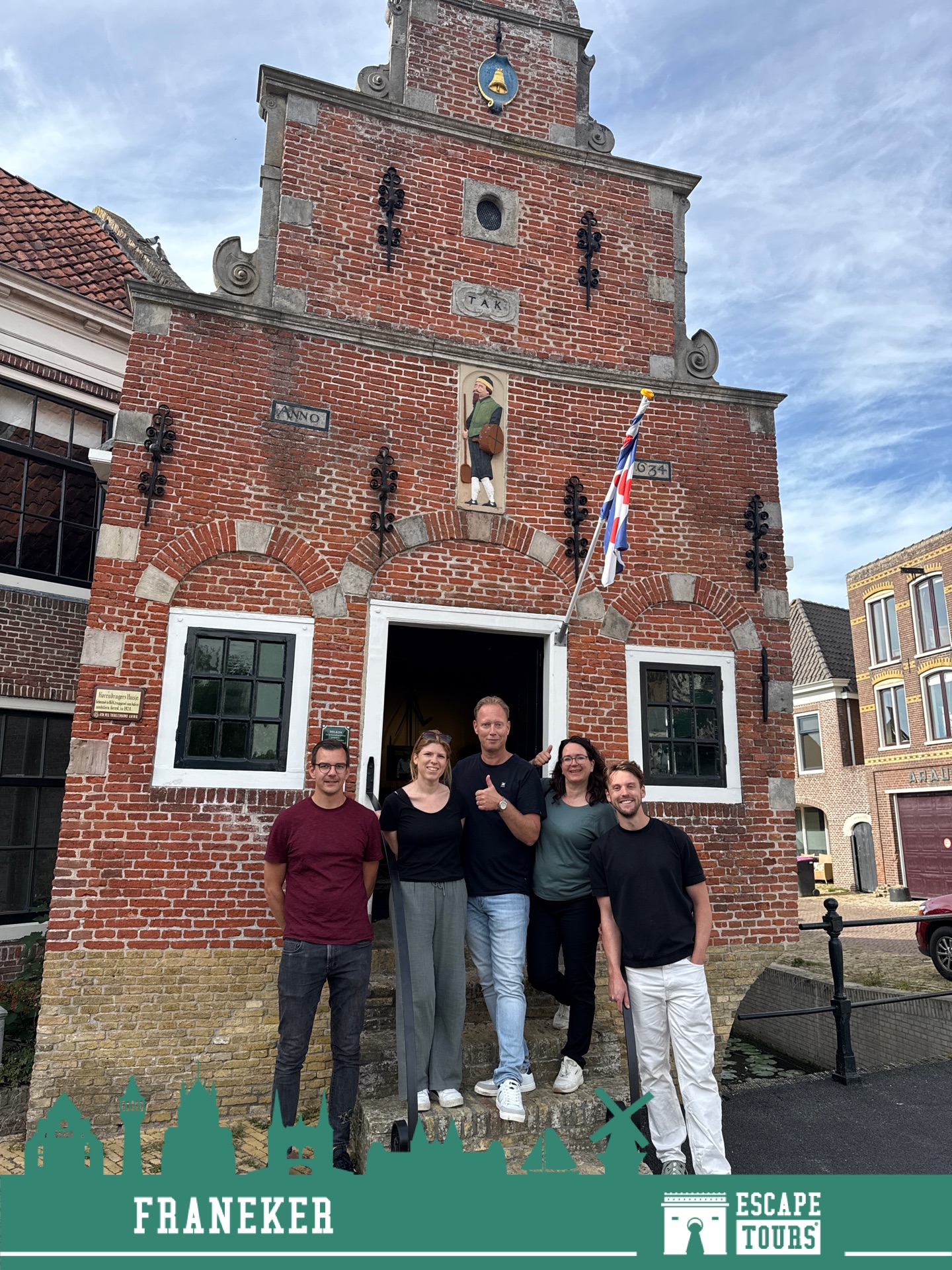 Teamfoto van Team grandioos