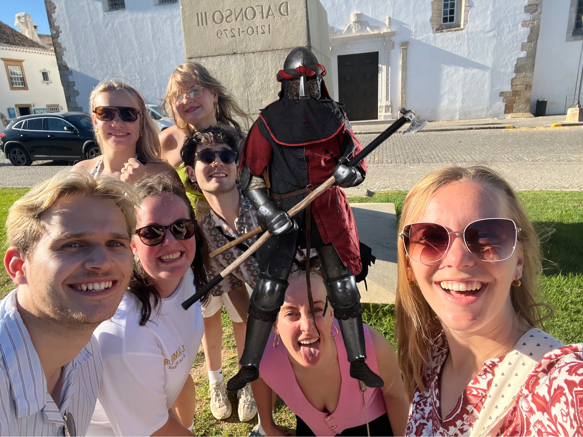 Teamfoto van Gangsters op vakantie