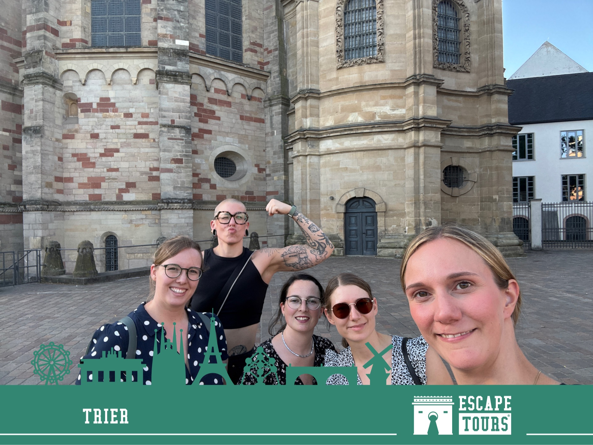 Teamfoto von Team Bride